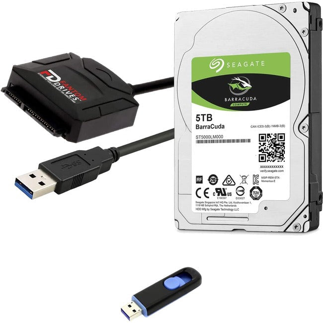 Seagate 5Tb Upg St5000Lm000 Kit,5Tb Drive Sata To Usb 3.0 Cloning