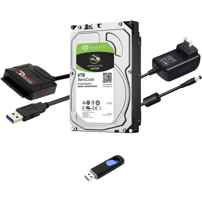 Seagate 6Tb Upg St6000Dm003 Kit,6Tb Drive Sata To Usb 3.0 Cloning