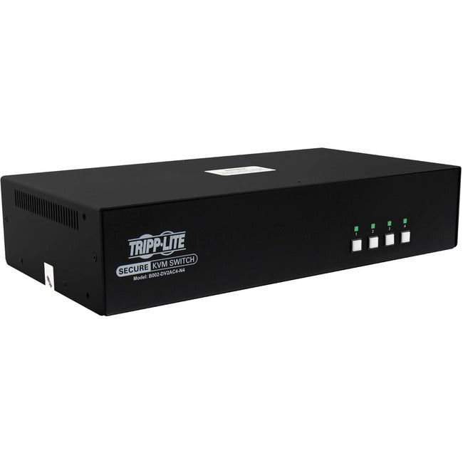 Secure Kvm Switch 4-Port Dvi To,Dvi Single Head Niap Pp4.0 Cac