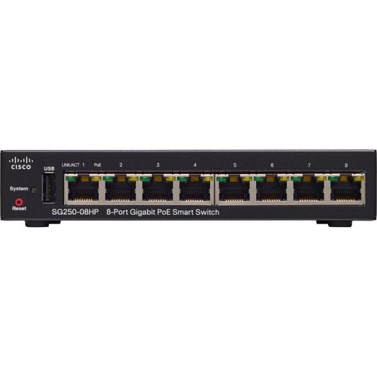 Sg250-08Hp 8Port Gb Poe Smart,Switch