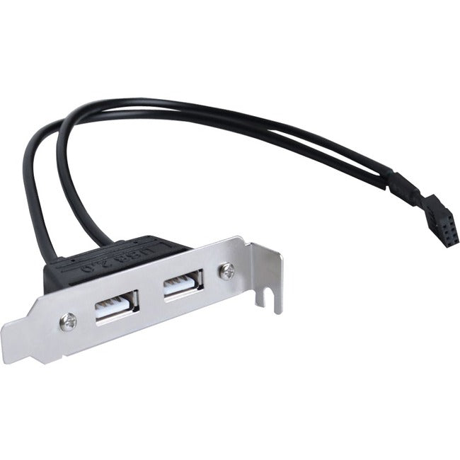 Siig 2-Port Usb 2.0 Low Profile Extension Bracket