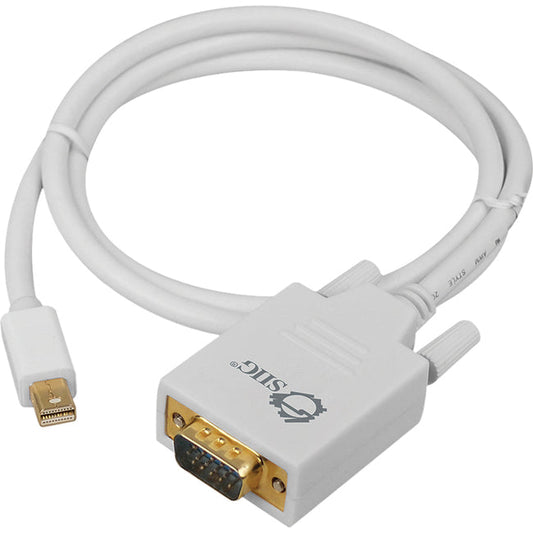 Siig 3Ft Mini Displayport To Vga Converter Cable (Mdp To Vga)