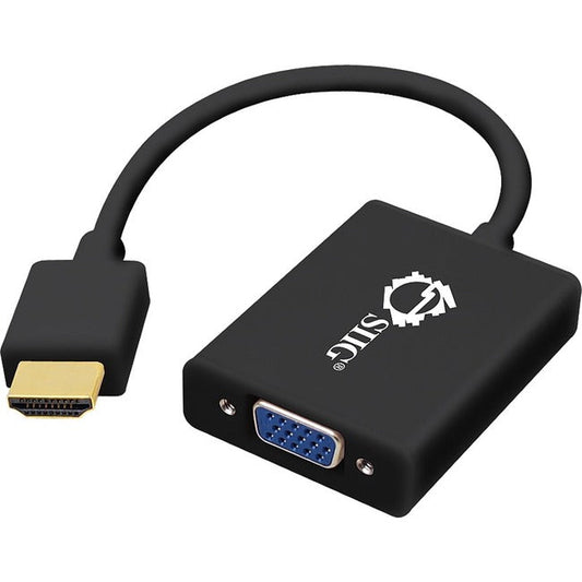 Siig Aluminum Hdmi To Vga Adapter Converter With Audio