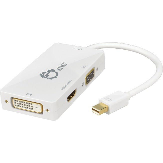 Siig Mini Displayport 1.2 To 4K Hdmi/Dvi/Vga Conversion Adapter