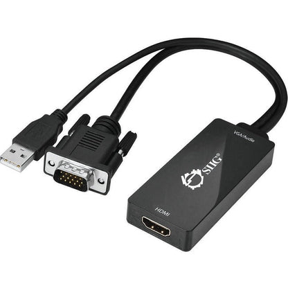 Siig Portable Vga & Usb Audio To Hdmi Converter