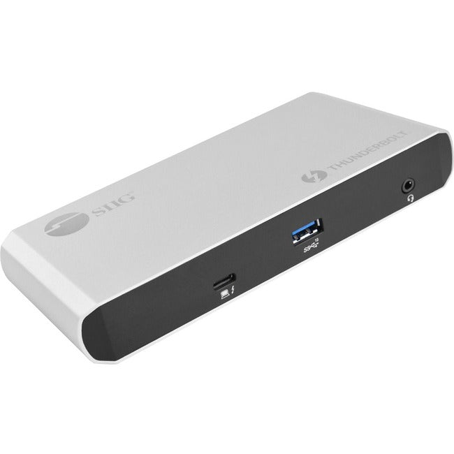 Siig Thunderbolt 3 Dual Dp 4K Video Docking Station With Pd - Titan Ridge