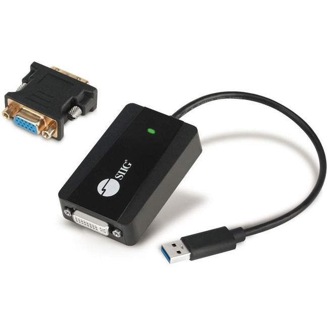 Siig Usb 3.0 To Dvi / Vga Pro Adapter - 1080P @60Hz