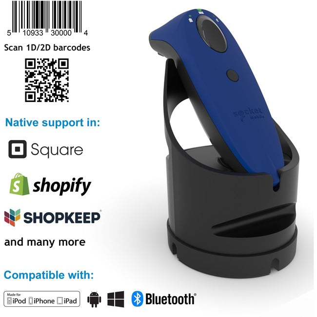 Socketscan S740 2D Barcode,Scanr Blue & Charging Dock