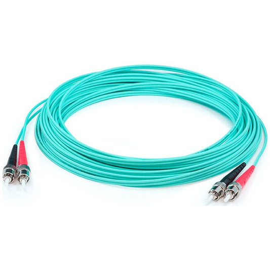 St M/M Patch Cbl,100M Aqua Om4 Riser Fiber