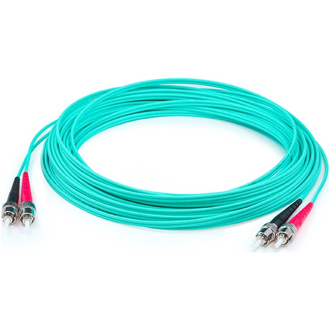 St M/M Patch Cbl,91M Aqua Om4 Plenum Fiber