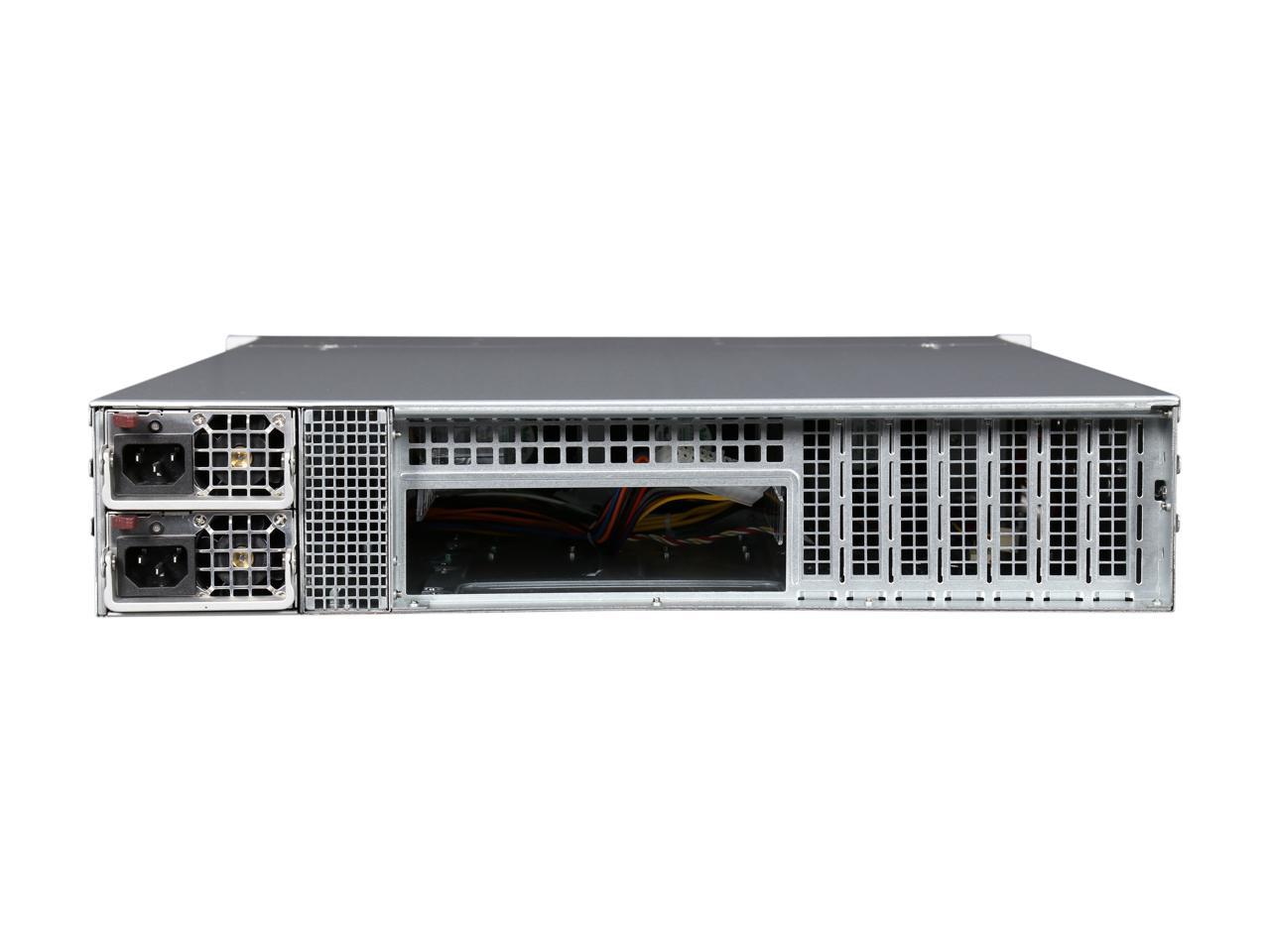 Supermicro Cse-216Be2C-R920Lpb Black 2U Rackmount Chassis 920W High-Efficiency Ac-Dc Redundant Power Supplies With Pmbus And I2C