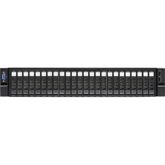 Svr2U24-24 76.8Tb 6140 256G,2X10Gbe Ntaa Pcie Ri-1.2Dw/D Se