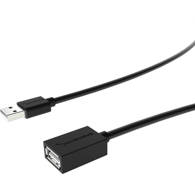 Sabrent 22Awg Usb 2.0 Extension Cable - A-Male To A-Female [Black] 10 Feet