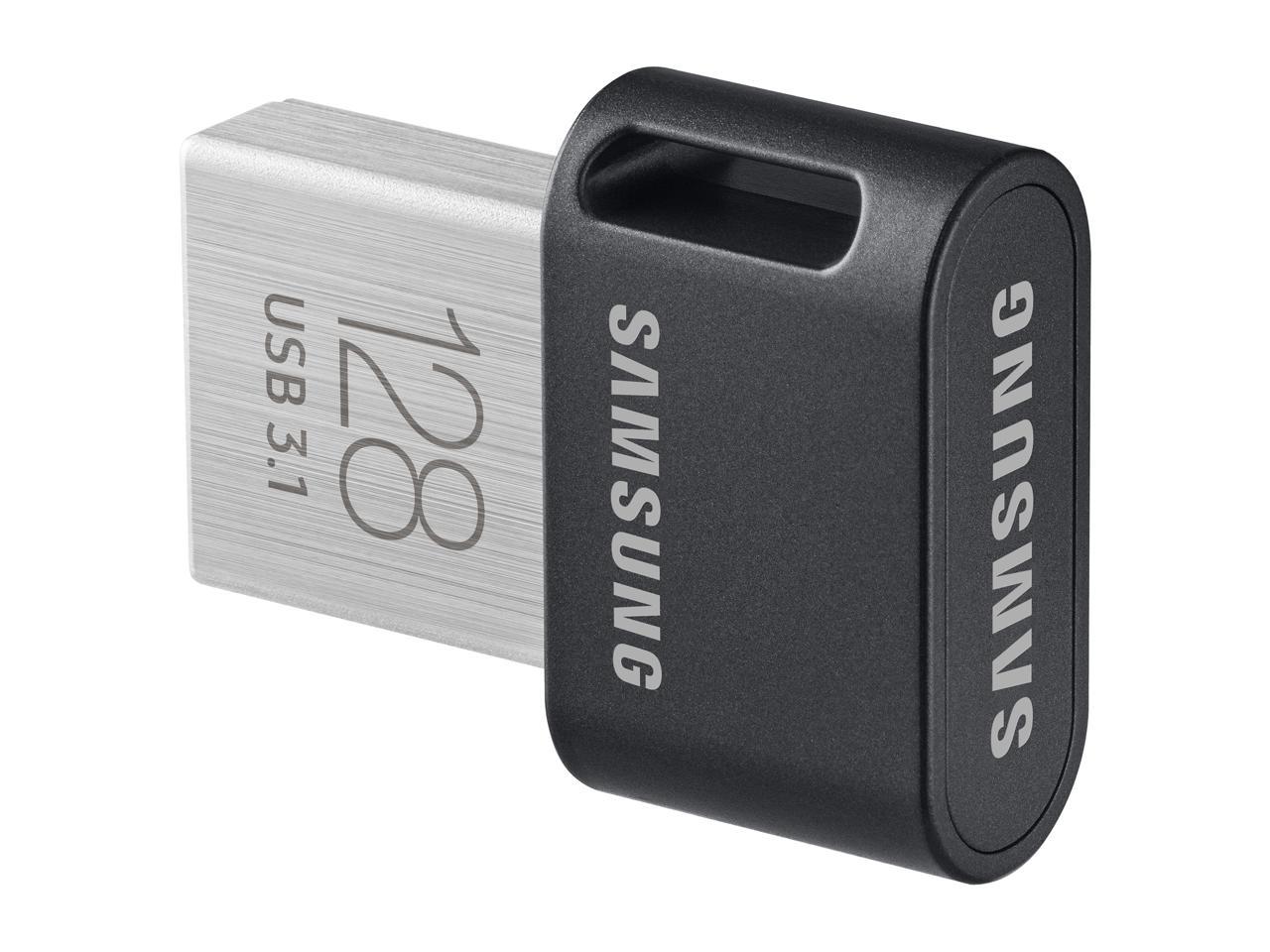 Samsung 128Gb Fit Plus Usb 3.1 Flash Drive, Speed Up To 300Mb/S (Muf-128Ab/Am)