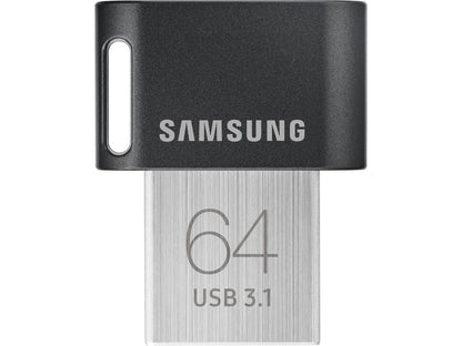 Samsung 128Gb Fit Plus Usb 3.1 Flash Drive, Speed Up To 300Mb/S (Muf-128Ab/Am)