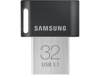 Samsung 128Gb Fit Plus Usb 3.1 Flash Drive, Speed Up To 300Mb/S (Muf-128Ab/Am)