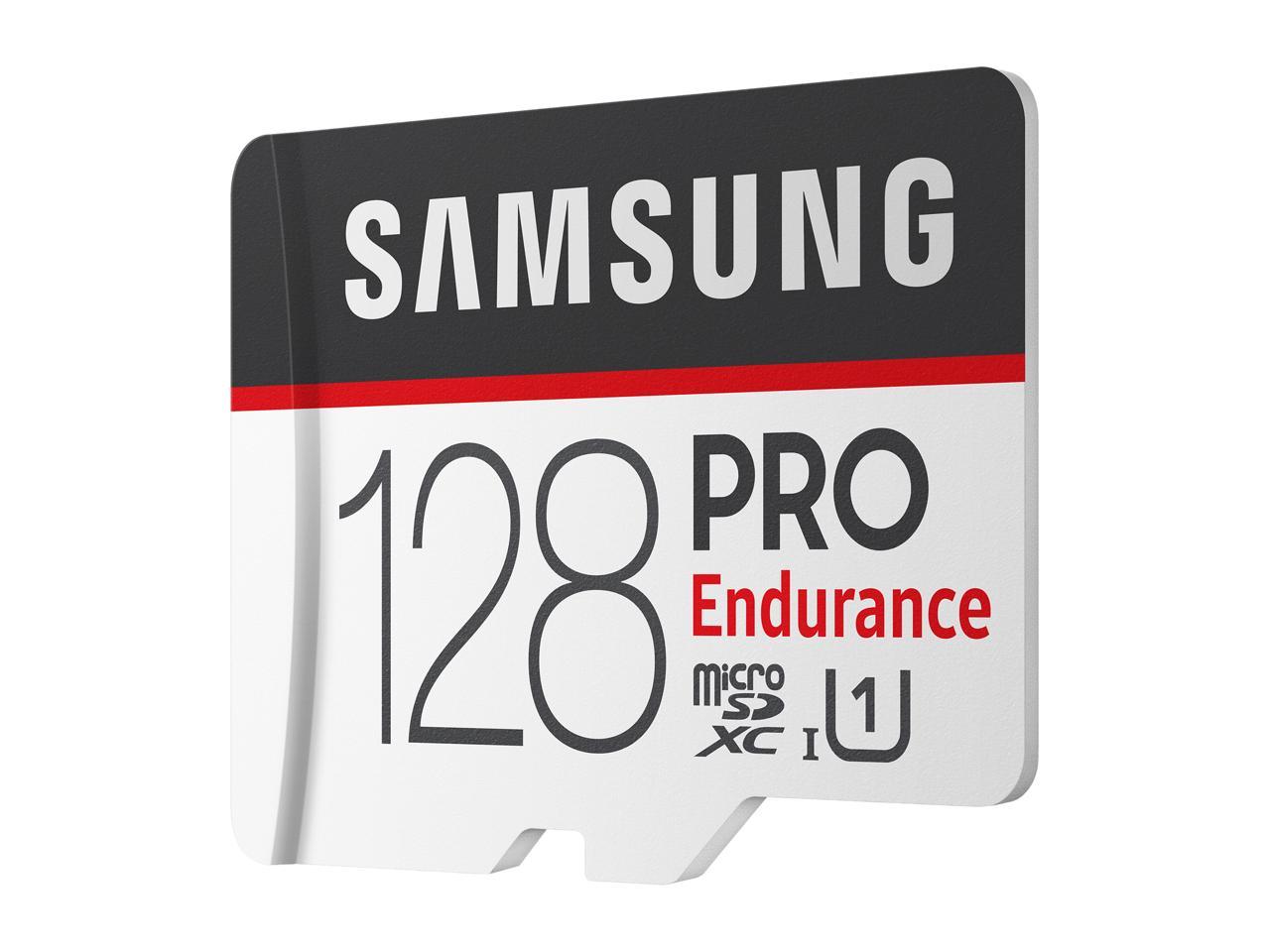 Samsung 128Gb Pro Endurance Microsd Memory Card W/ Adapter, Retail