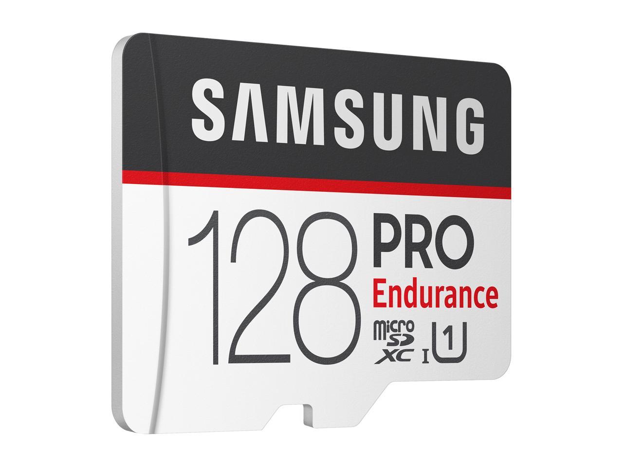 Samsung 128Gb Pro Endurance Microsd Memory Card W/ Adapter, Retail