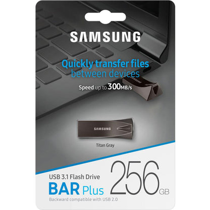 Samsung 32Gb Bar Plus (Metal) Usb 3.1 Flash Drive, Speed Up To 200Mb/S (Muf-32Be3/Am)