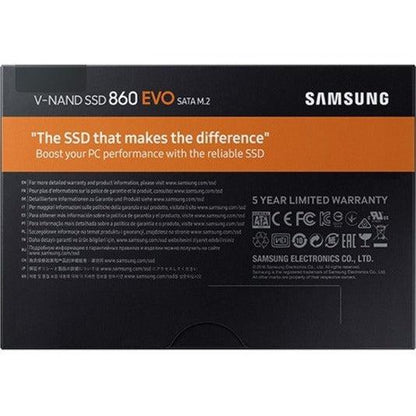 Samsung 860 Evo Series M.2 2280 2Tb Sata Iii V-Nand 3-Bit Mlc Internal Solid State Drive (Ssd) Mz-N6E2T0Bw