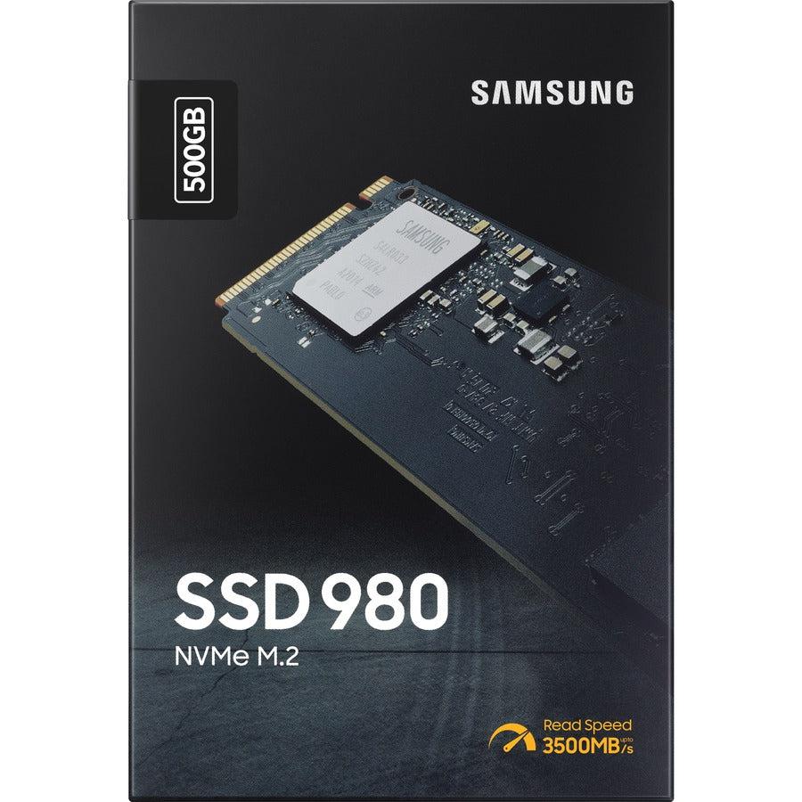 Samsung 980 M.2 2280 500Gb Pci-Express 3.0 X4, Nvme 1.4 V-Nand Mlc Internal Solid State Drive (Ssd) Mz-V8V500B/Am