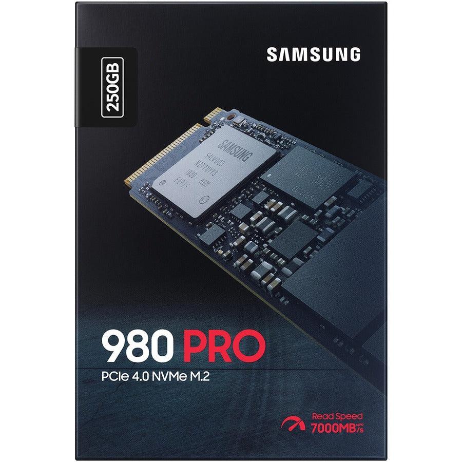 Samsung 980 Pro M.2 2280 250Gb Pci-Express Gen 4.0 X4, Nvme 1.3C Samsung V-Nand Internal Solid State Drive (Ssd) Mz-V8P250B/Am