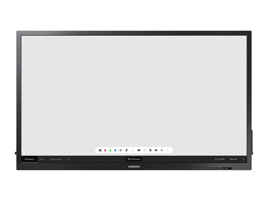 Samsung Qb75N-W Interactive Whiteboard 190.5 Cm (75") 3840 X 2160 Pixels Black