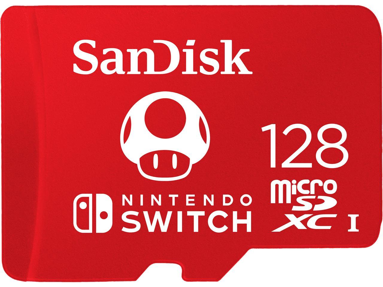 Sandisk 256Gb Microsdxc Uhs-I For Nintendo Switch, Speed Up To 100Mb/S (Sdsqxao-256G-Gnczn)