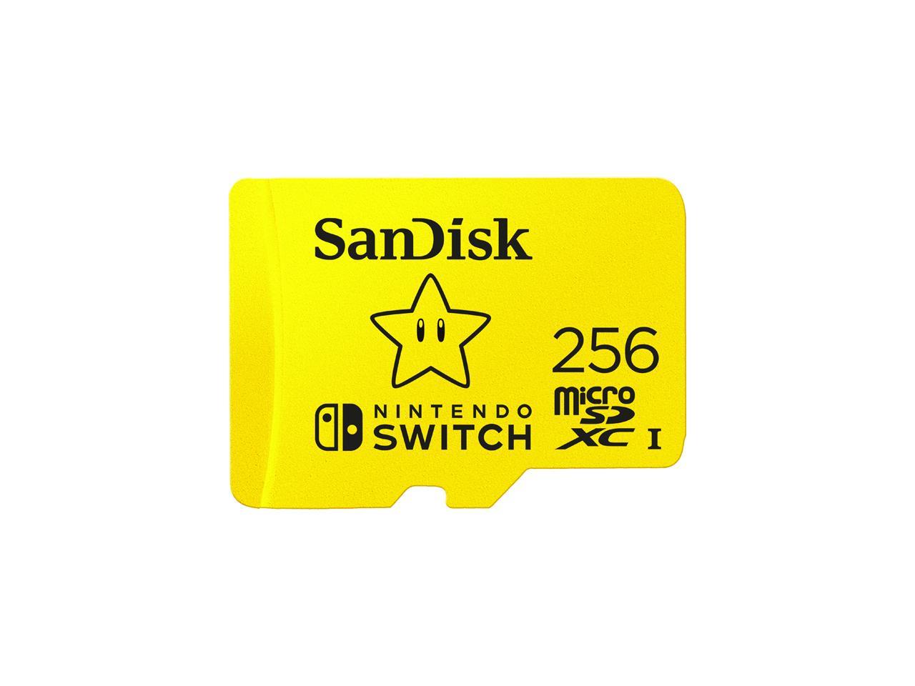 Sandisk 256Gb Microsdxc Uhs-I For Nintendo Switch, Speed Up To 100Mb/S (Sdsqxao-256G-Gnczn)