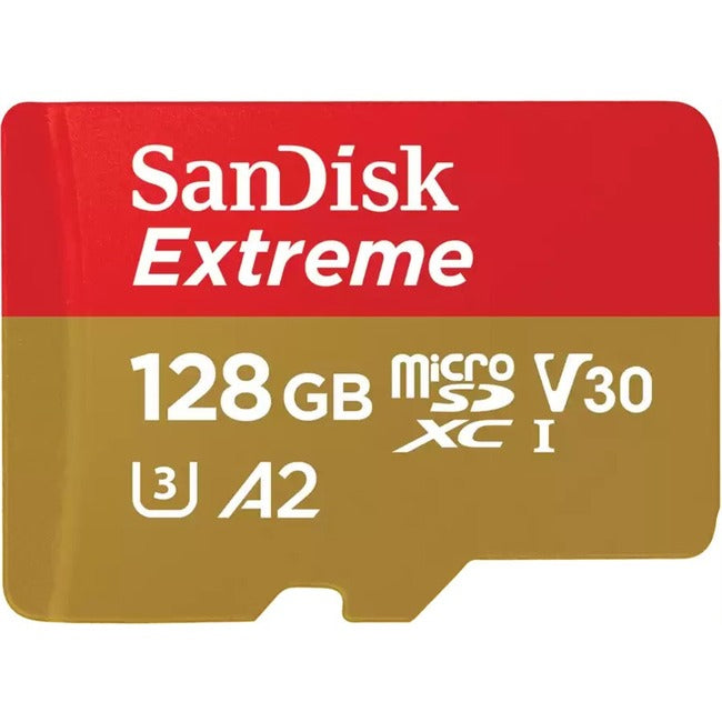 Sandisk Extreme 128 Gb Class 3/Uhs-I (U3) V30 Microsdxc