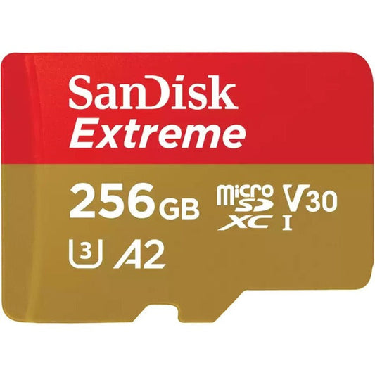 Sandisk Extreme 256 Gb Class 3/Uhs-I (U3) V30 Microsdxc