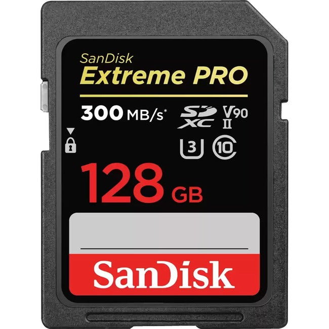 Sandisk Extreme Pro 128 Gb Class 3/Uhs-Ii (U3) V90 Sdxc