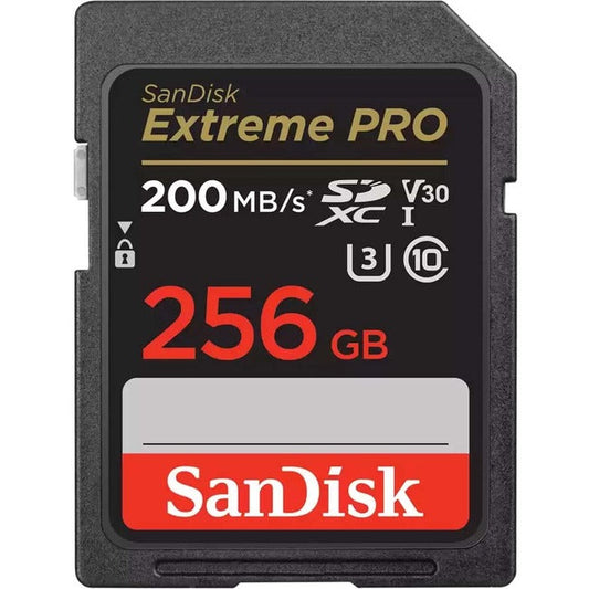 Sandisk Extreme Pro 256 Gb Class 3/Uhs-I (U3) V30 Sdxc