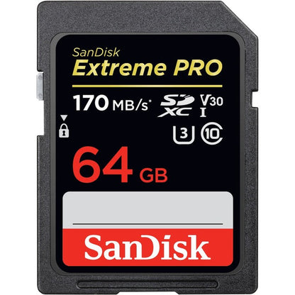 Sandisk Extreme Pro 64 Gb Class 10/Uhs-I (U3) Sdxc