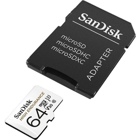 Sandisk High Endurance 64 Gb Class 10/Uhs-I (U3) Microsdxc