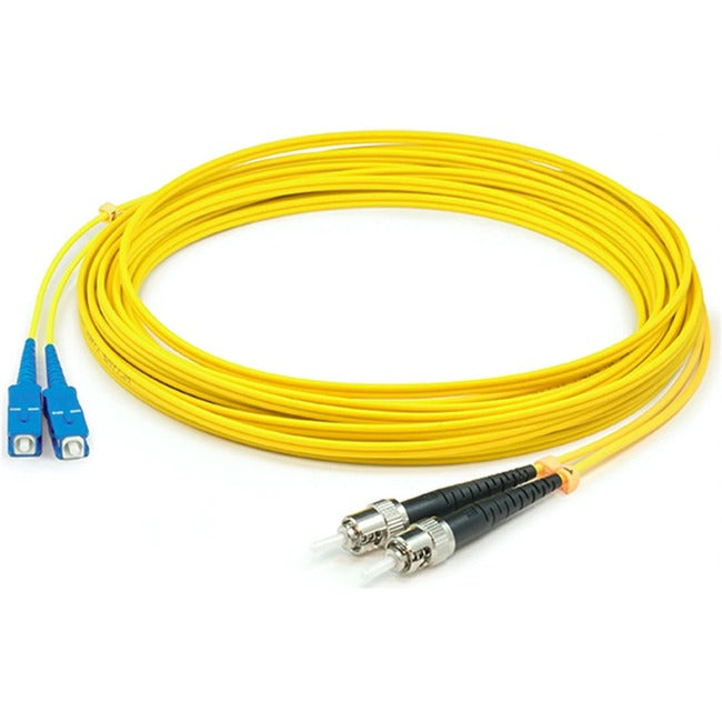 Sc/St M/M Patch Cbl,1M Yellow Os2 Lszh Fiber Add-St-Sc-1M9Smflz