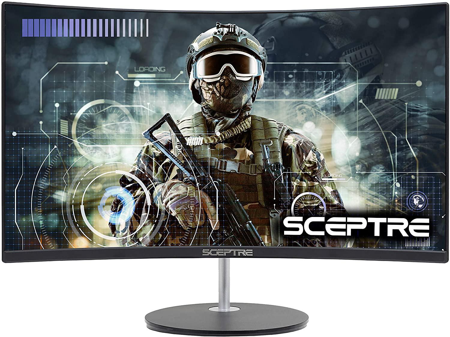 sceptre 27in curved monitor