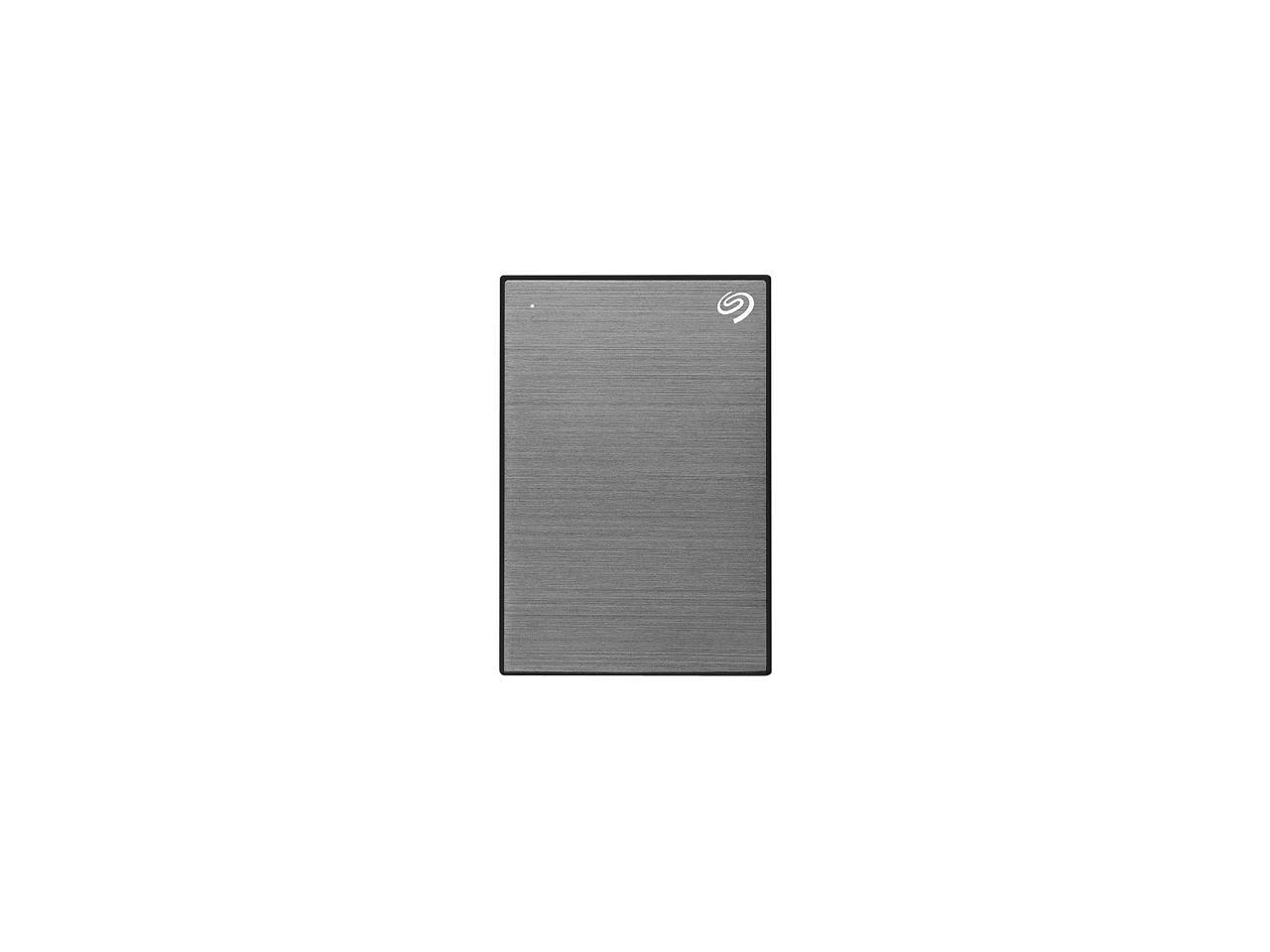 Seagate 1Tb Backup Plus Slim Portable External Hard Drive Usb 3.0 Sthn2000405 Space Gray + 1Yr Mylio Create + 2Mo Adobe Cc Photography