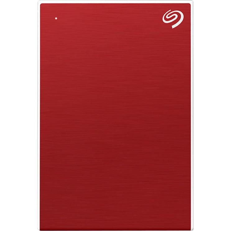 Seagate 1Tb Backup Plus Slim Portable External Hard Drive Usb 3.0 Sthn1000403 Red + 1Yr Mylio Create + 2Mo Adobe Cc Photography