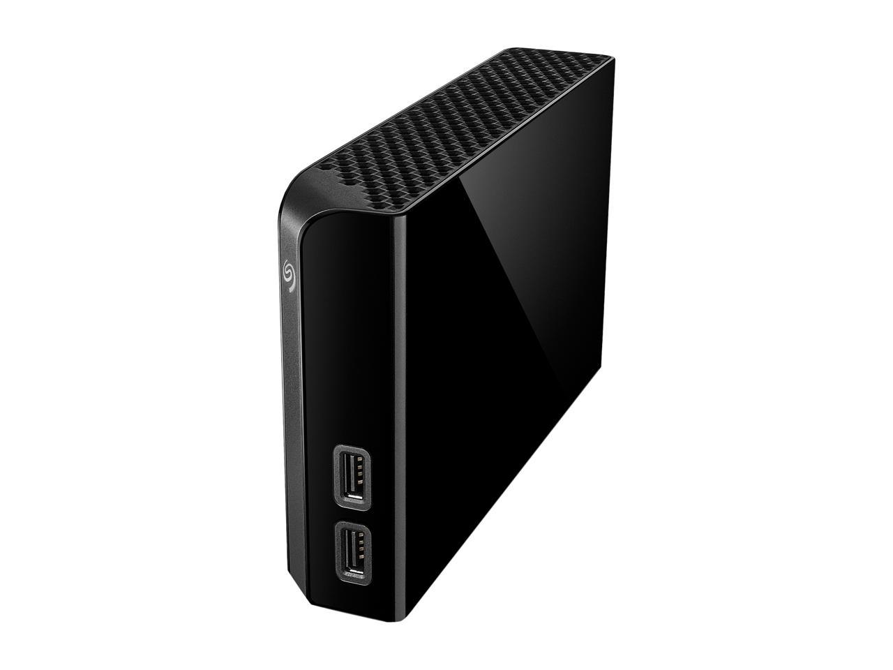 Seagate Backup Plus Hub 6Tb 2 X Usb 3.0 Hard Drives - Desktop External Stel6000100 Black