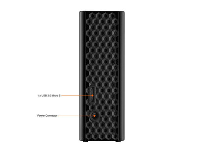 Seagate Backup Plus Hub 6Tb 2 X Usb 3.0 Hard Drives - Desktop External Stel6000100 Black