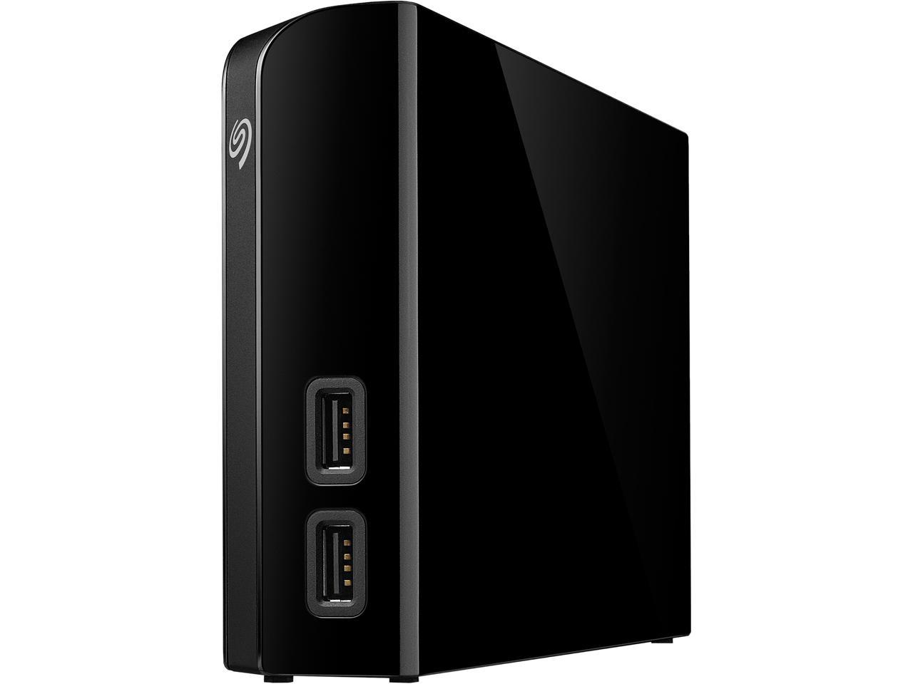 Seagate Backup Plus Hub 6Tb 2 X Usb 3.0 Hard Drives - Desktop External Stel6000100 Black