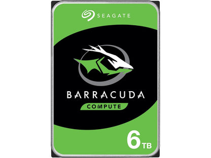 Seagate Barracuda St6000Dm003 6Tb 5400 Rpm 256Mb Cache Sata 6.0Gb/S 3.5" Internal Hard Drive Bare Drive