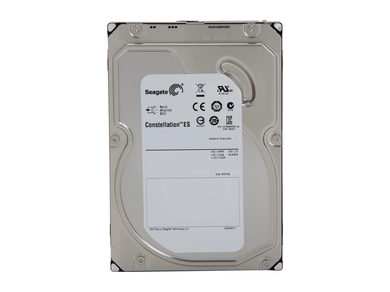 Seagate Constellation Es St1000Nm0001 1Tb 7200 Rpm 64Mb Cache Sas 6Gb/S 3.5" Internal Enterprise Hard Drive Bare Drive