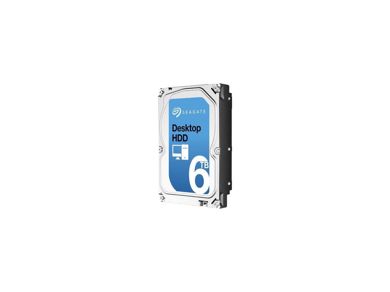 Seagate Desktop Hdd St6000Dm001 6Tb 128Mb Cache Sata 6.0Gb/S 3.5" Internal Hard Drive Bare Drive