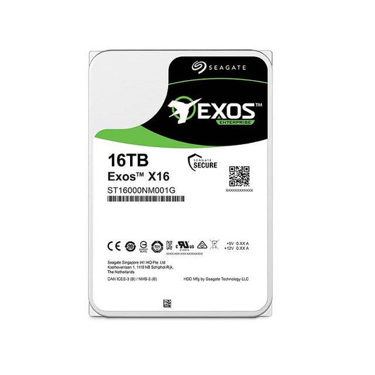 Seagate Enterprise Capacity St16000Nm001G 16Tb 7200Rpm Sata 6Gb/S 256Mb Enterprise Hard Drive (Exosx16 512E/4Kn Sata)