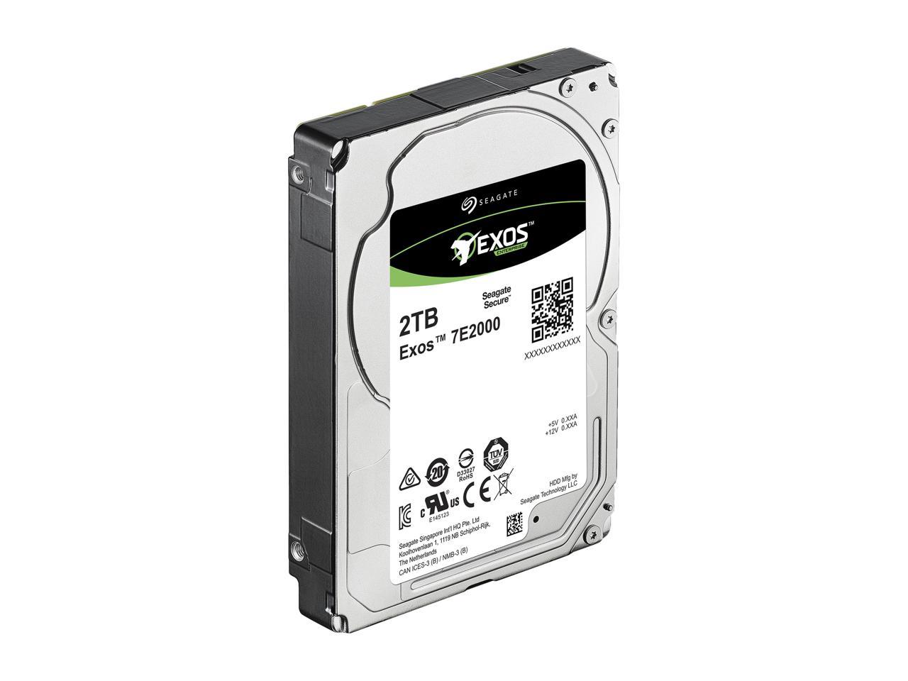 Seagate Exos 7E2000 2Tb 512E Sas 12Gb/S 7200 Rpm 128Mb Cache Enterprise Hard Drive (St2000Nx0273)