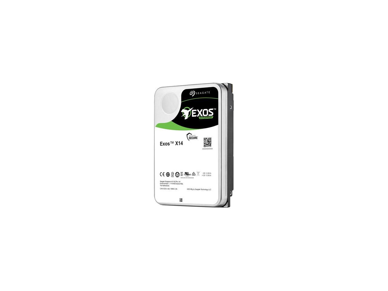 Seagate Exos X14 St10000Nm0478 10Tb 7200 Rpm 256Mb Cache Sata 6.0Gb/S 3.5" Internal Hard Drive, 512E Bare Drive