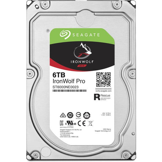 Seagate-Imsourcing Ironwolf Pro St6000Ne0023 6 Tb Hard Drive - 3.5" Internal - Sata (Sata/600)