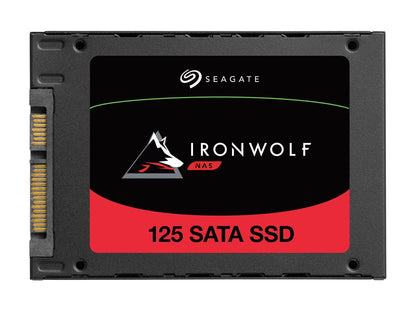Seagate Ironwolf 125 Ssd 500Gb Nas Internal Solid State Drive - 2.5 Inch Sata 6Gb/S Speeds Of Up